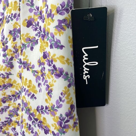 Lulu’s Brynne Floral Print Mini Dress. Size Small. New With Tags. - Picture 7 of 16
